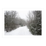 Walking through the snow park (Print Only) thumbnail