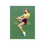 Pinup Tennis Player (Print Only) thumbnail