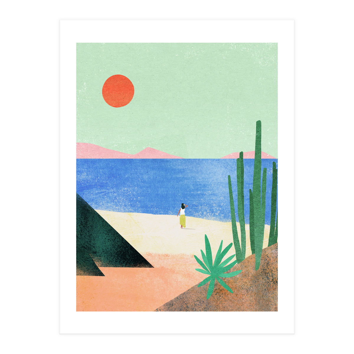 Beach Girl II (Print Only)