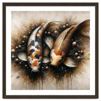 Powerful Koi Fish Pair