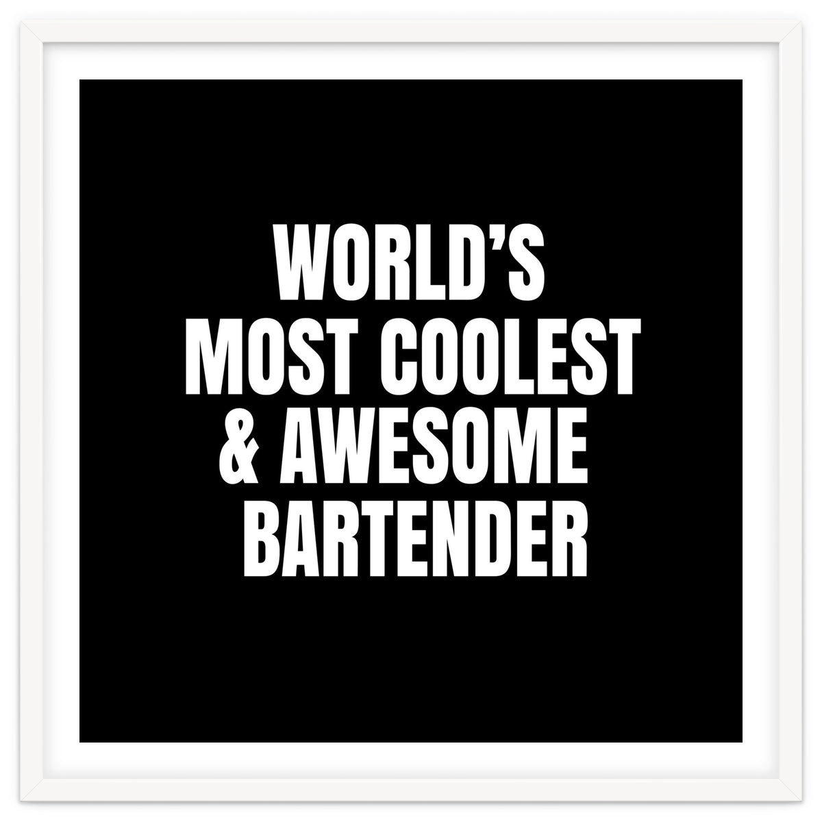 World's most coolest and awesome bartender
