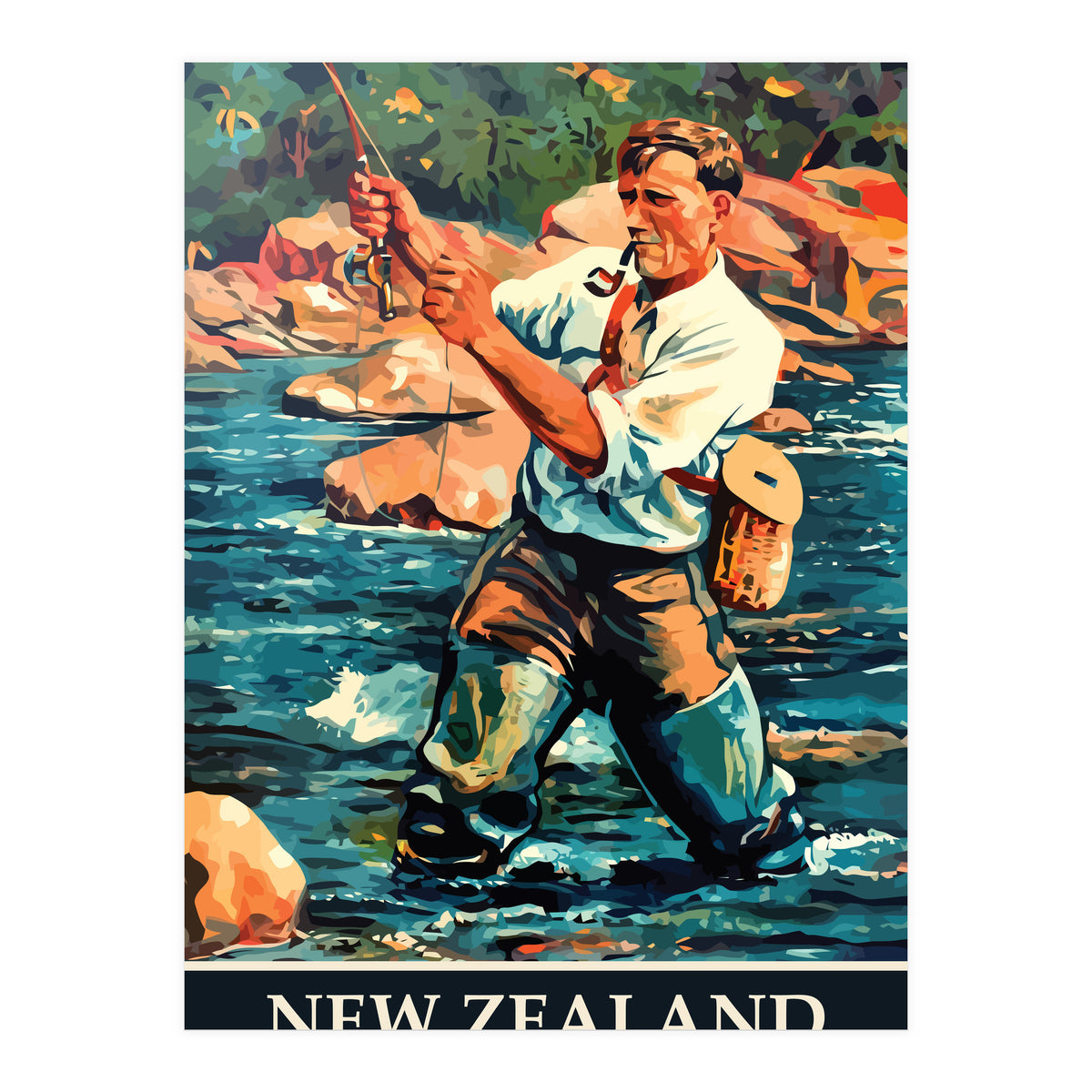 New Zealand Fishing (Print Only)