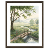 The Quiet Crossing: A Peaceful Meadow Bridge thumbnail