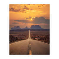 Famous Forrest Gump Road - Monument Valley (Print Only)