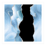 Blue & Silver Agate Glitter Texture 01 (Print Only) thumbnail