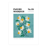 Magical Flowers No.18 Duck Egg Daisies (Print Only)