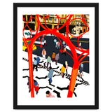 City Street, Eclectic Architecture Buildings Busy New York, People Work Office Daily Life Boho Contemporary Traffic Gifts thumbnail