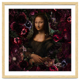Mona Lisa And Dark Flowers thumbnail