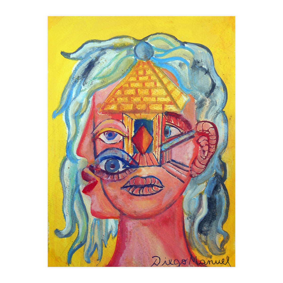 Cabeza De Mujer 12 (Print Only)