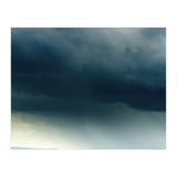 Storm Rain Clouds Watercolor Painting Blue Minimal Dark Sky Graphic (Print Only) thumbnail