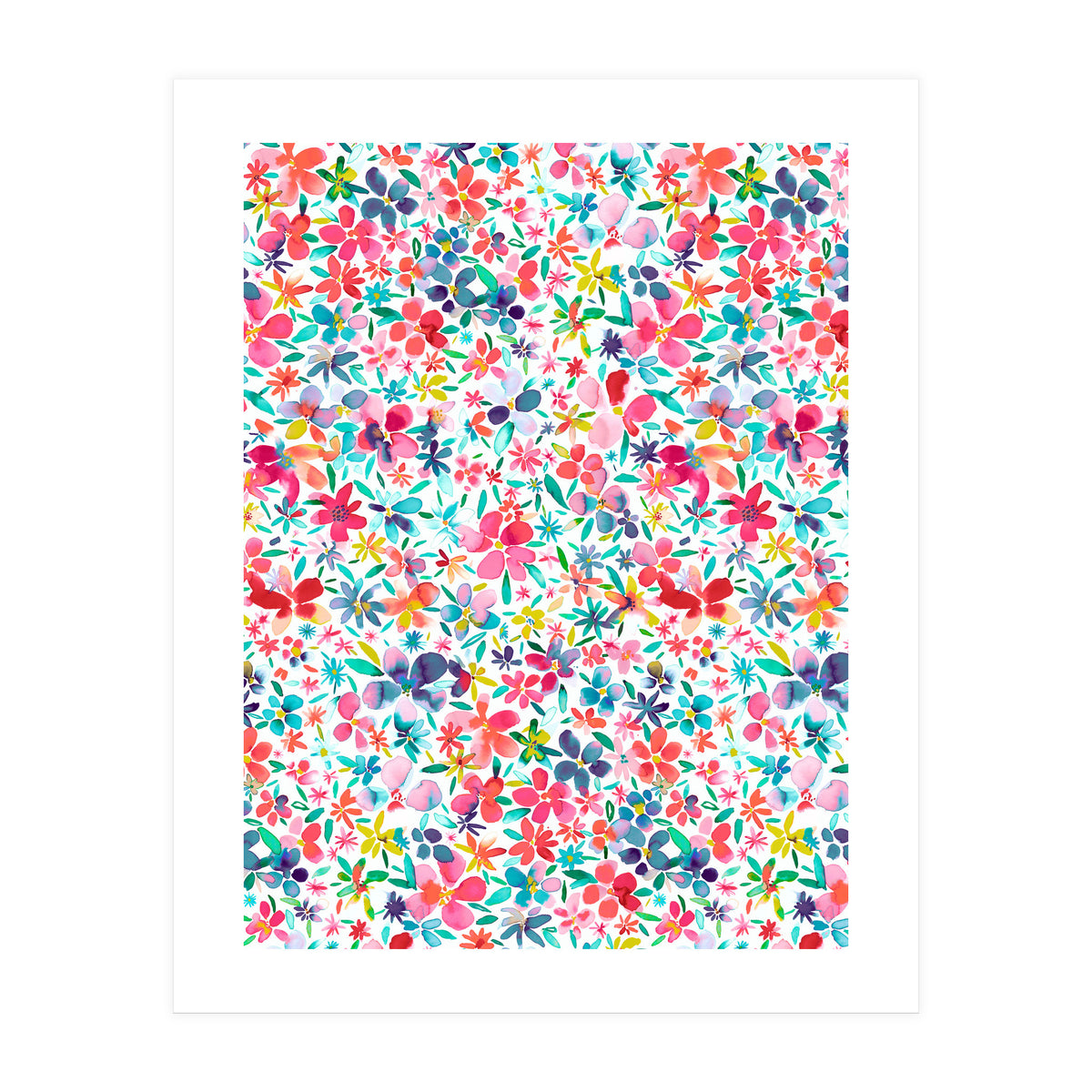 Colorful Flower Petals (Print Only)