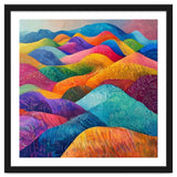 Vibrant Rainbow Rolling Hills Landscape thumbnail