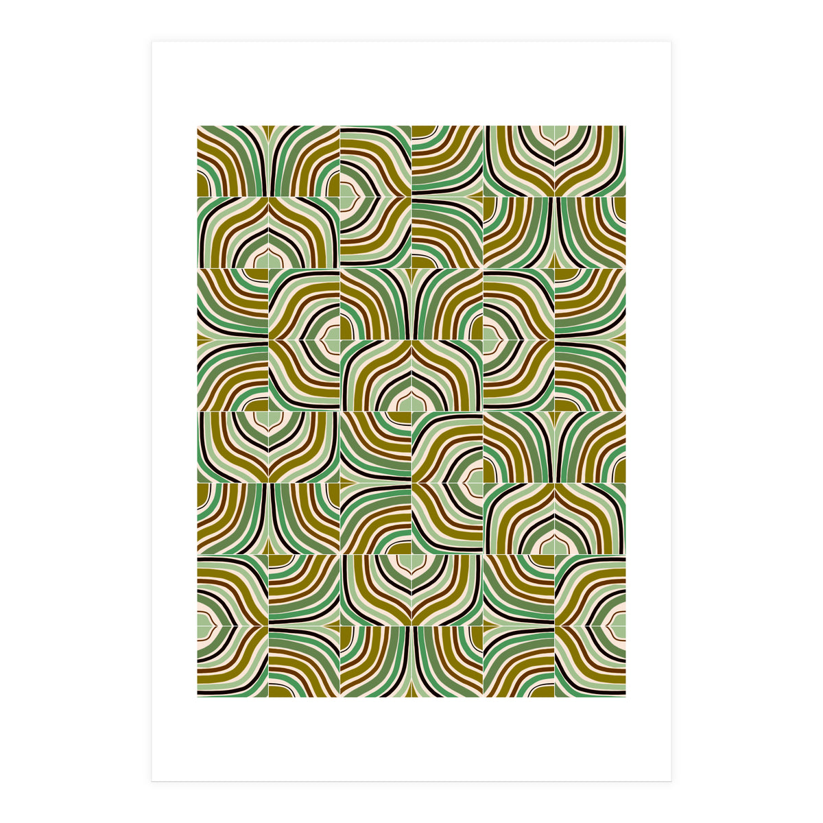 Jade Rainbow Mixed Tiles (Print Only)