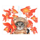 Scuba Catlgbright (Print Only) thumbnail