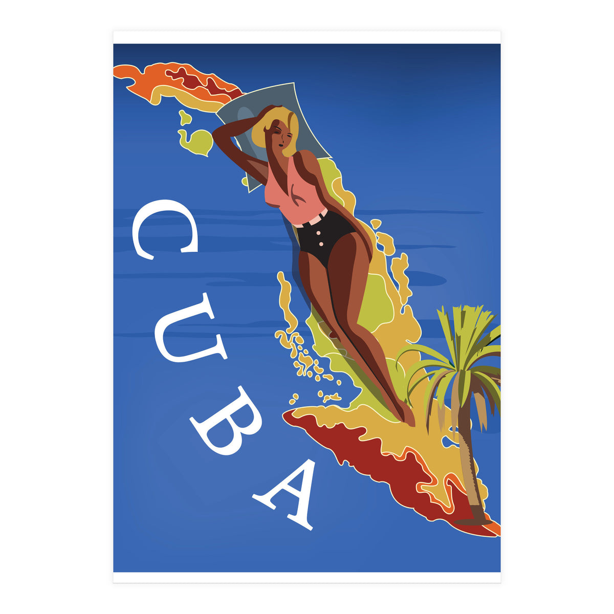 Cuba Sunbath (Print Only)