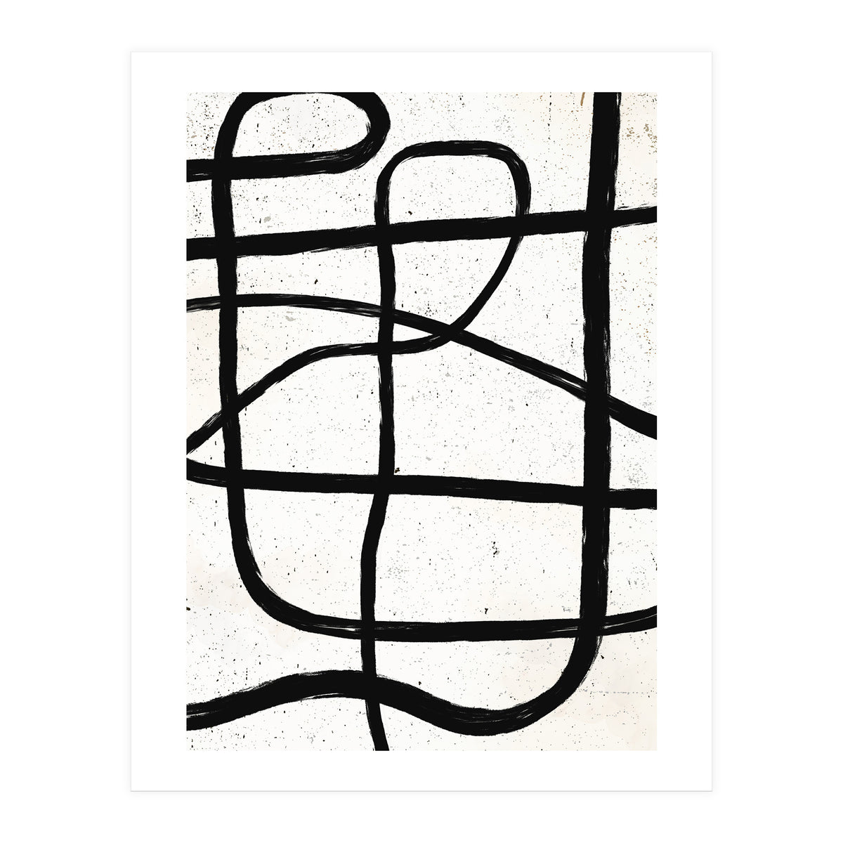 Nordic Scandinavian Marker Ink Line I (Print Only)