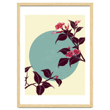 Pink flowers on a blue moon thumbnail