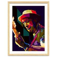 Marcus Miller Bass Jazz Musician Pop Art WPAP