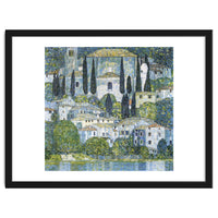 Gustav Klimt – Kirche in Cassone (1913) | Vibrant Landscape Masterpiece Art Print