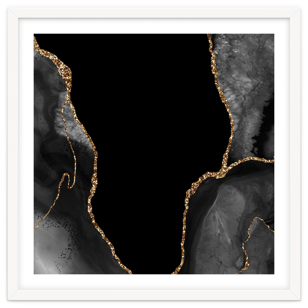 Black & Gold Agate Texture 03