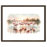 Serene Flamingo Sunrise thumbnail
