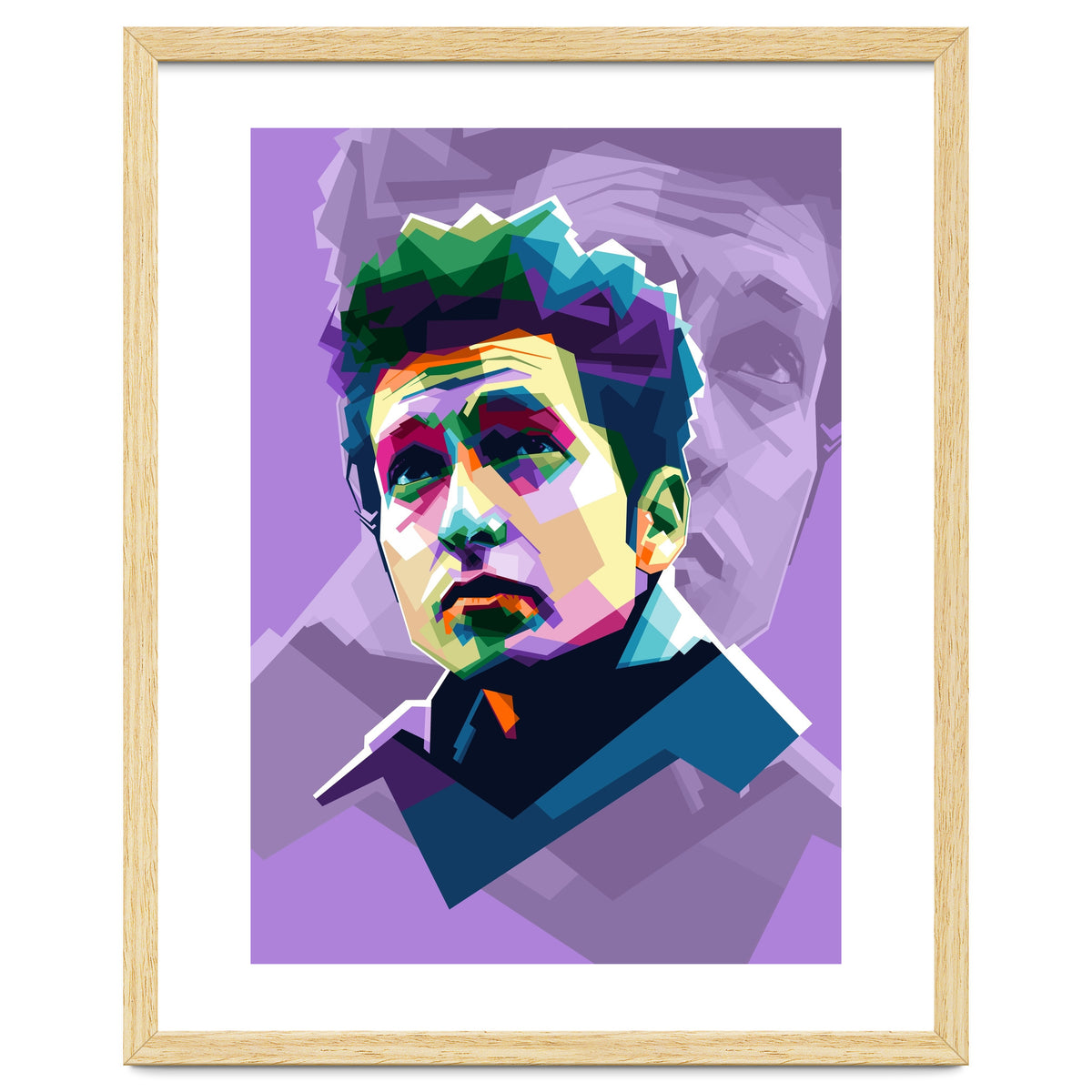 Bob Dylan Pop Art WPAP