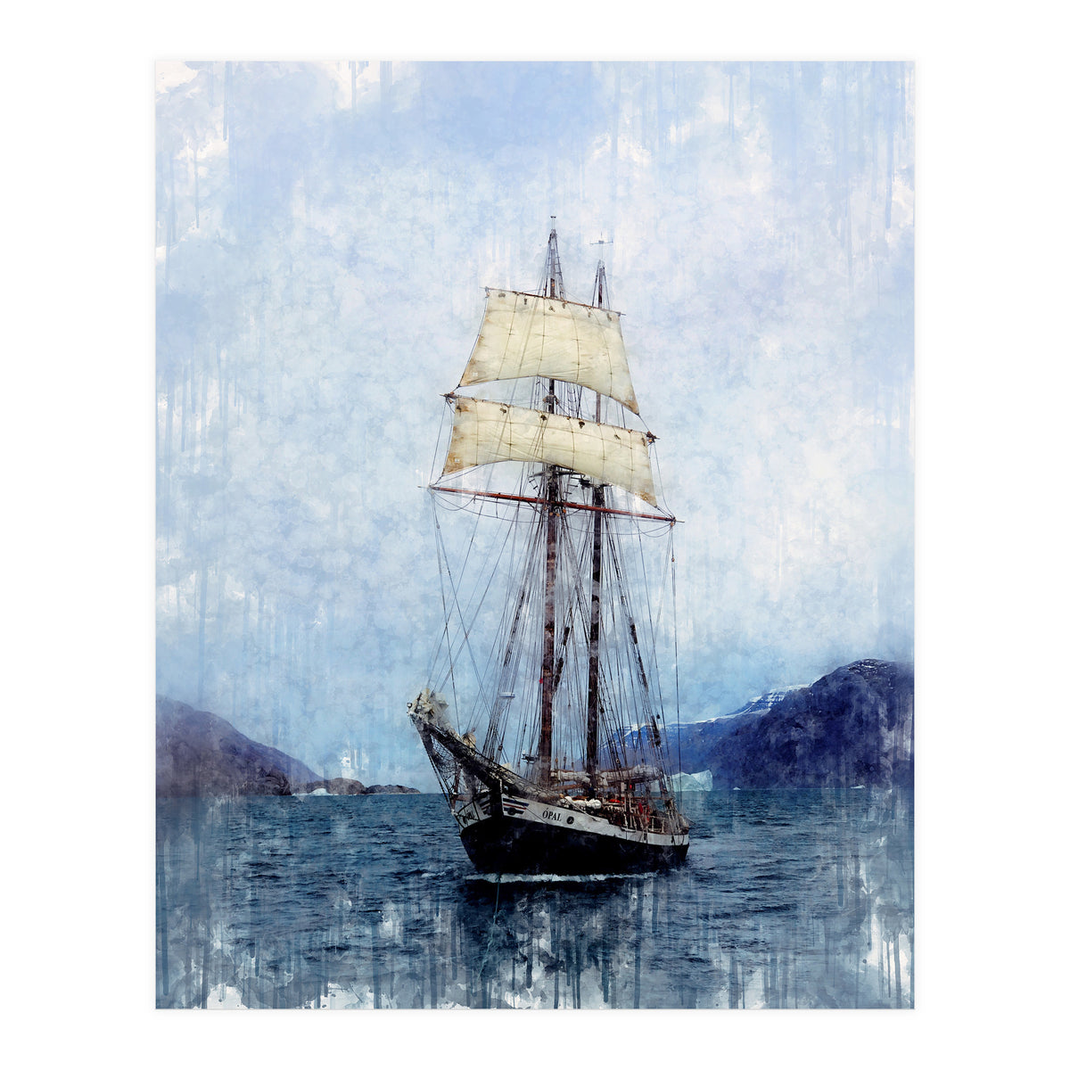 strong determination to start the ship's adventure (Print Only)