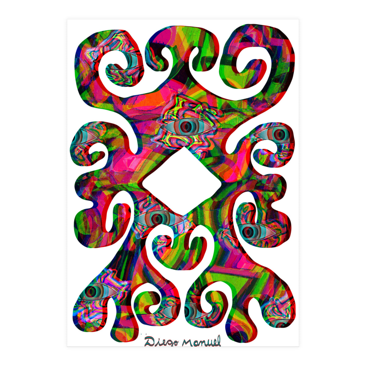 Pop Abstract Asimetrico 41 Copia (Print Only)