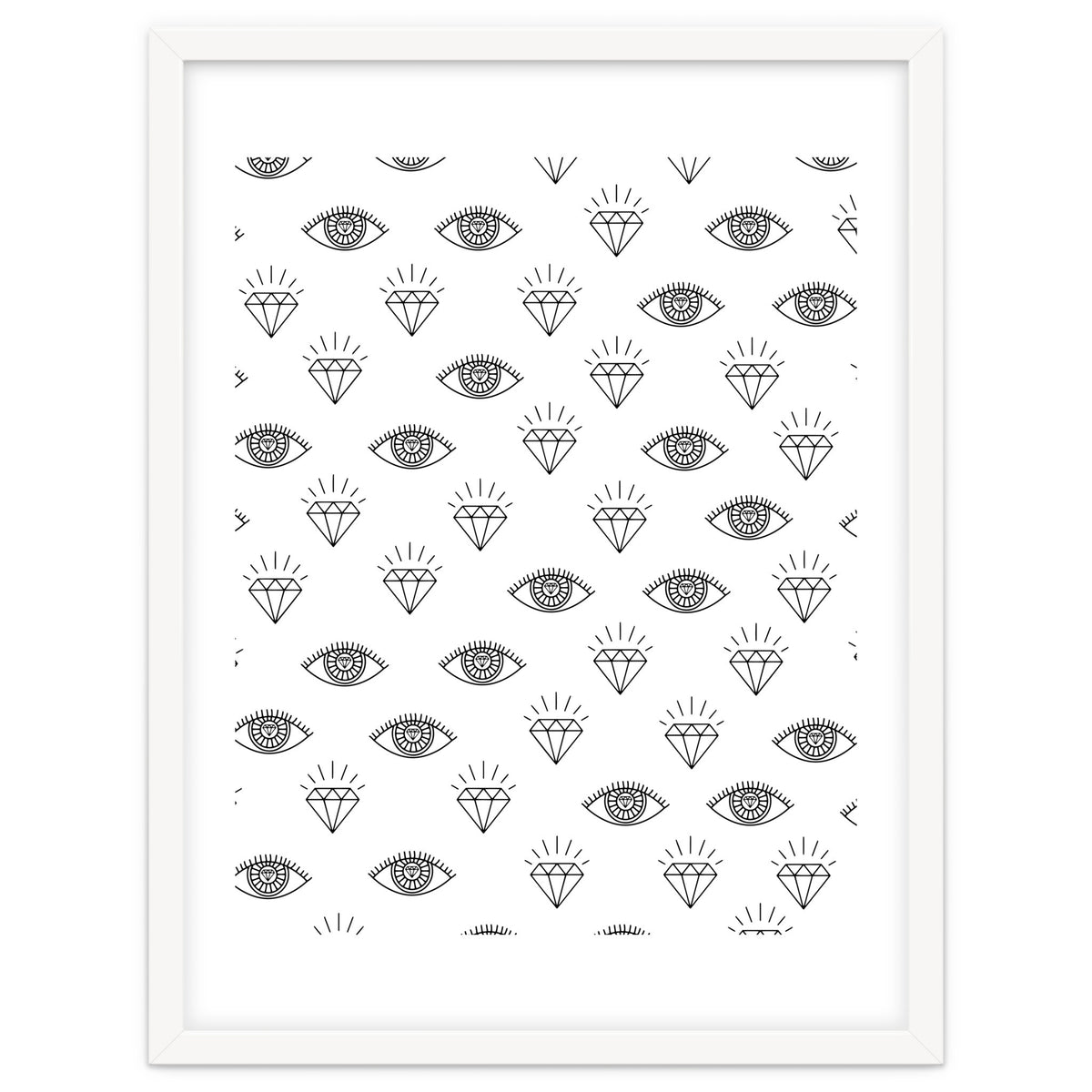 Diamond Eyes #society6 #decor #buyart
