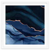 Navy & Rose Gold Agate Texture 12 thumbnail
