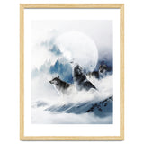 Winter Wolves, Wildlife Wolf Wild Dogs, Snow Full Moon Animals Photography Love Digital thumbnail