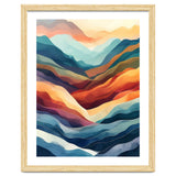 Abstract Ethereal Mountain Landscape thumbnail