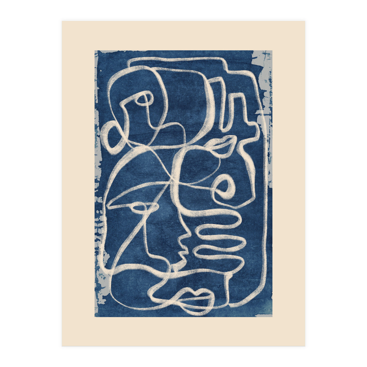 Bound By Line (indigo) (Print Only)