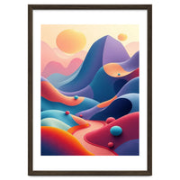 Colorful Surreal Dreamscape Digital Art