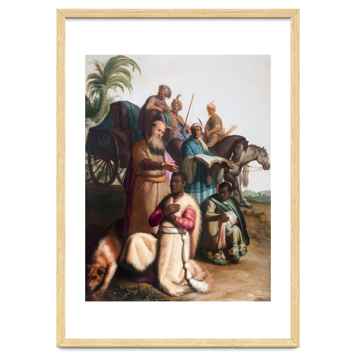 Rembrandt – The Baptism of the Eunuch (1626)