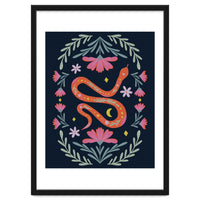 Cute Floral Snake