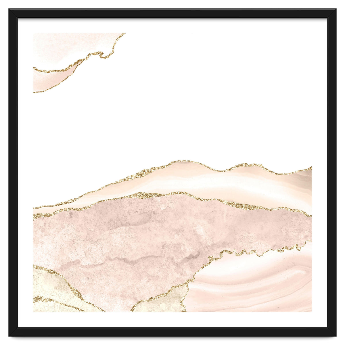 Ivory & Gold Agate Texture 08