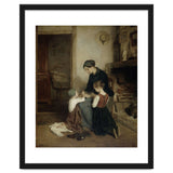 The Evening Prayer. Dating: 1857. Measurements: h 46.5 cm × w 38.5 cm; d 6.4 cm. thumbnail