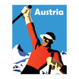 Austria, Ski Winner (Print Only) thumbnail