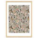 Flying Butterflies Gold Beige thumbnail