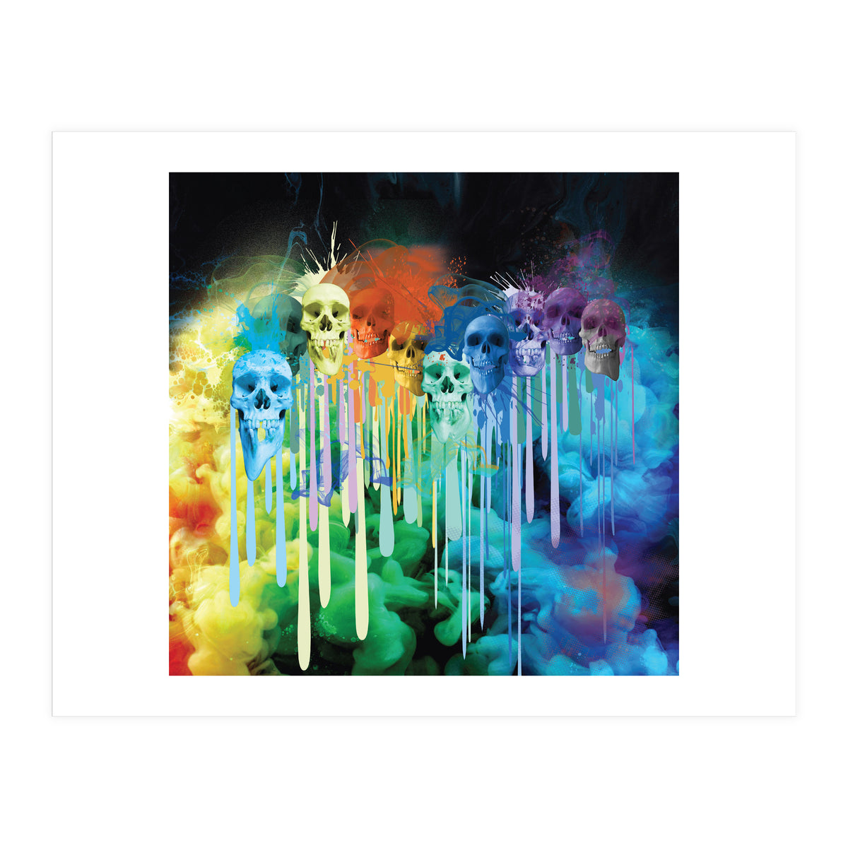 Ink Skulls Smoky (Print Only)