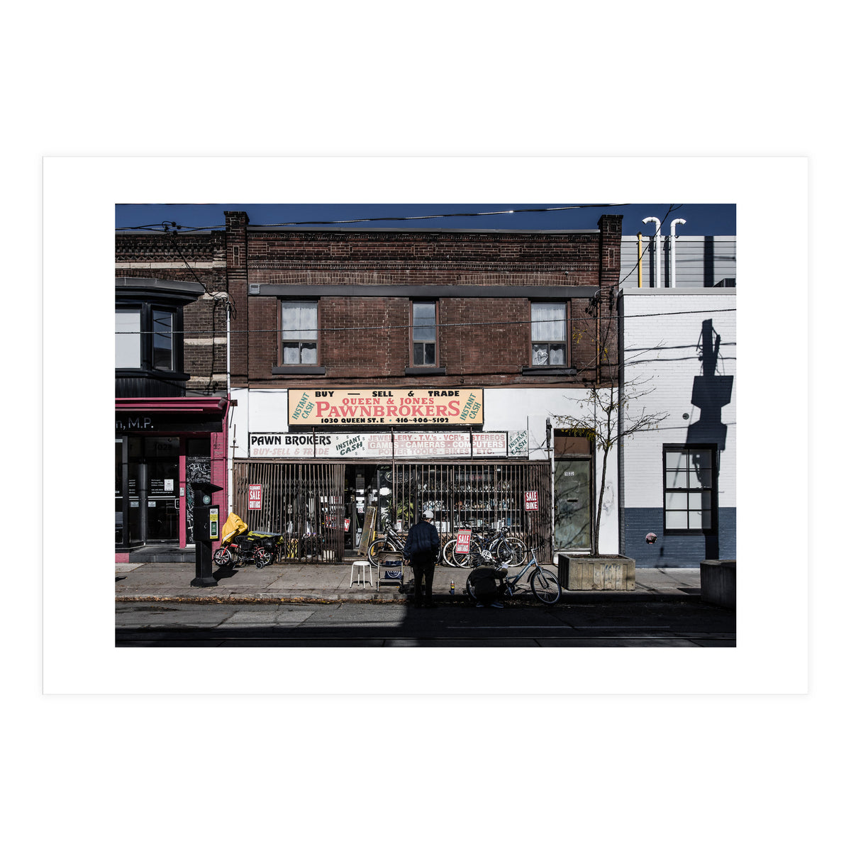 No 1030 Queen St E 2 Color Version (Print Only)