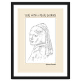 Girl With A Pearl Earring Johannes Vermeer Ascii Art thumbnail