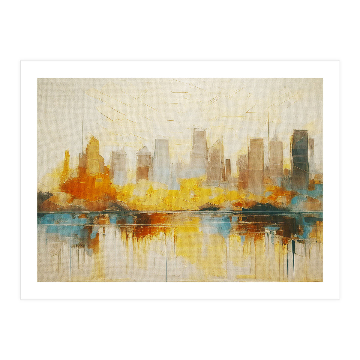 Buildings At Dusk 03 (Print Only)