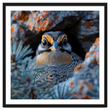 Close Up Falcon Eye Detail In Nest thumbnail