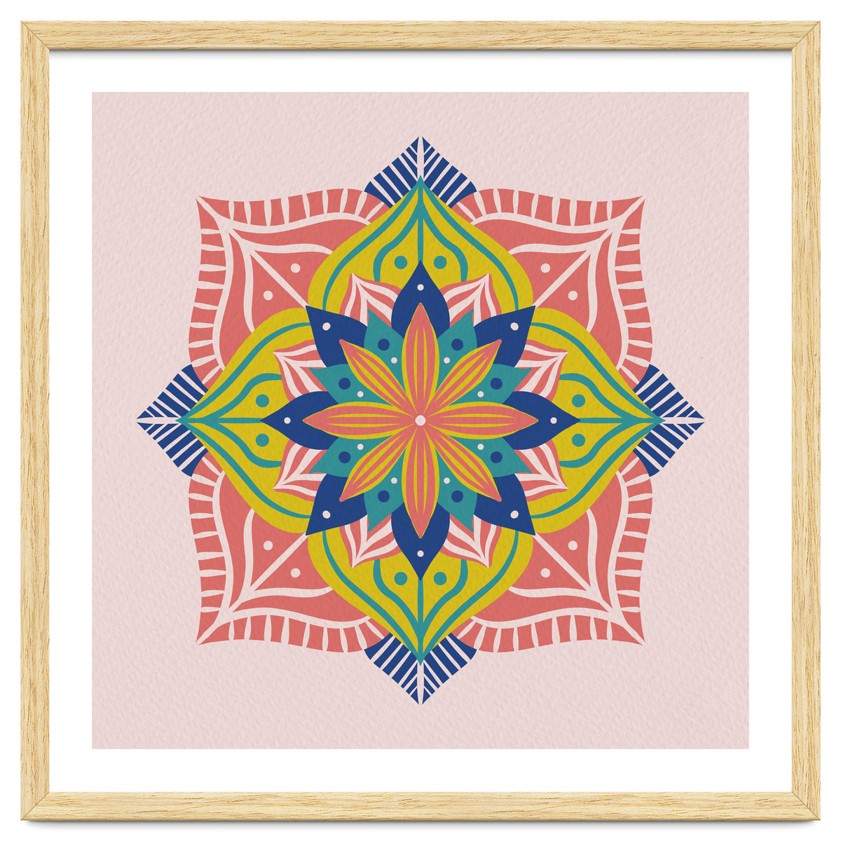 Colorful abstract mandala