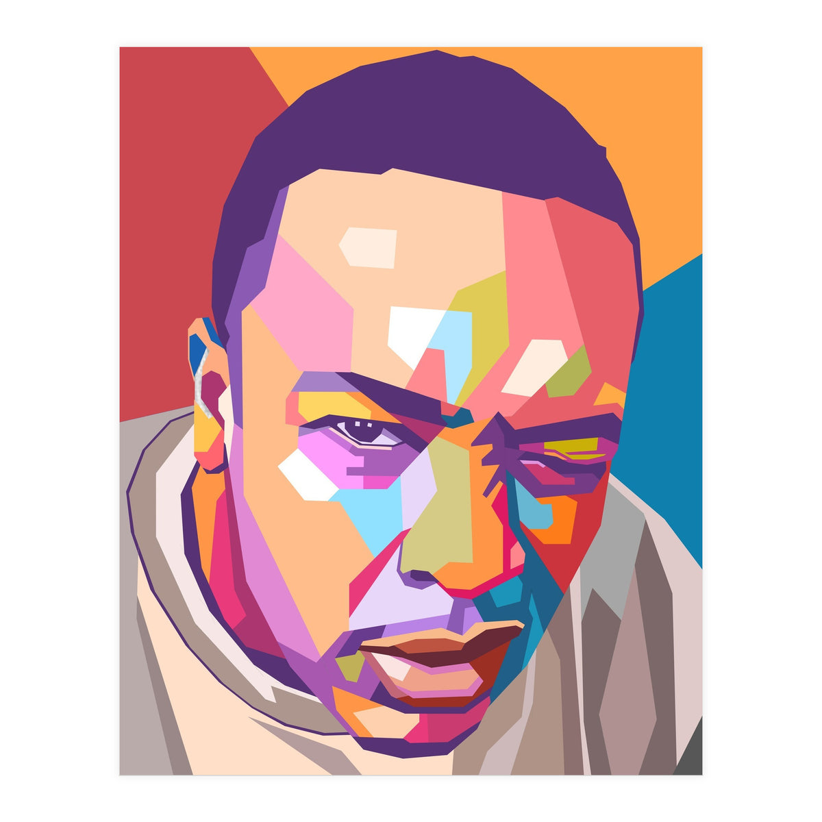 Dr Dre pop art portrait (Print Only)