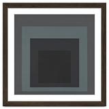 JOSEF ALBERS - HOMAGE TO THE SQUARE BLACK GREY thumbnail