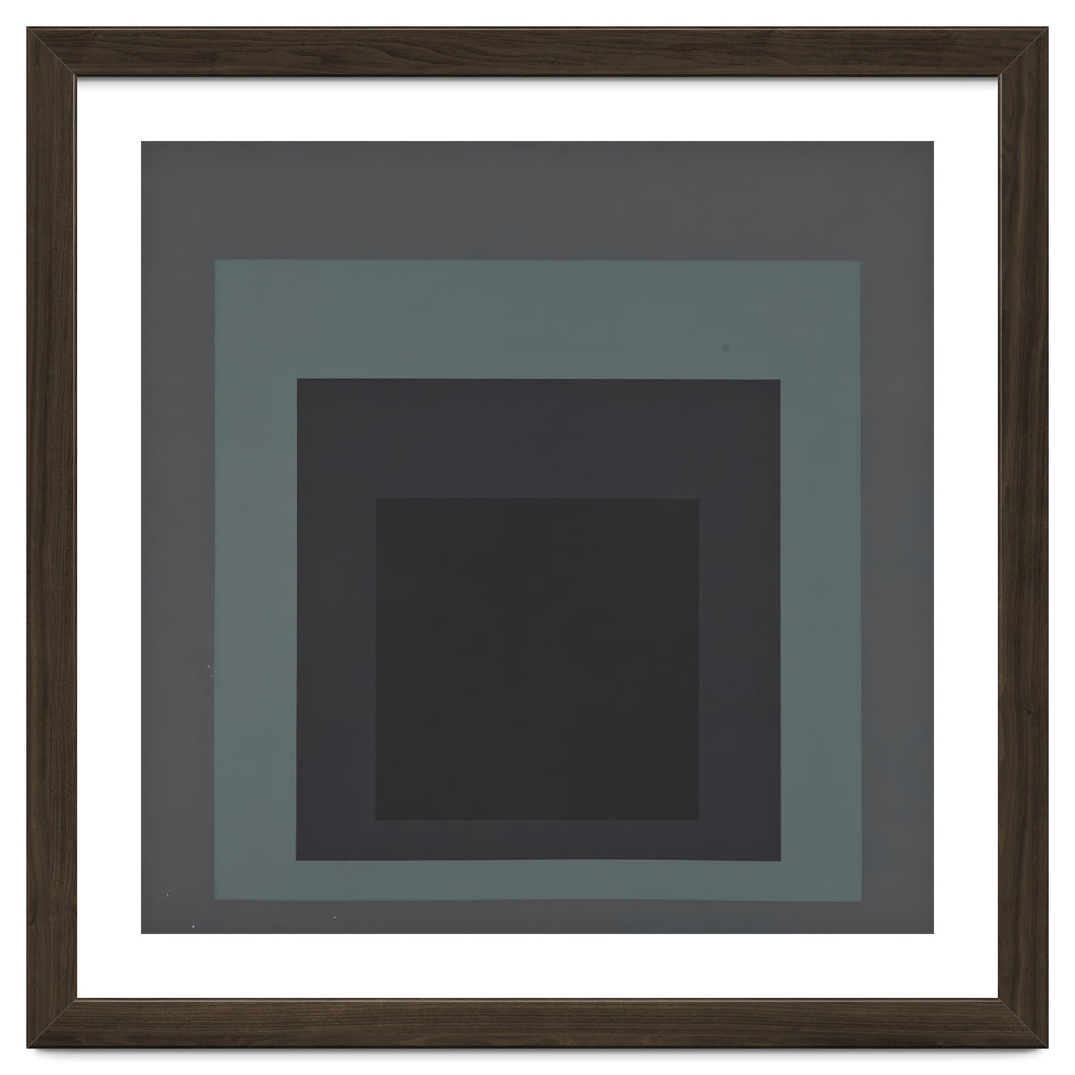 JOSEF ALBERS - HOMAGE TO THE SQUARE BLACK GREY