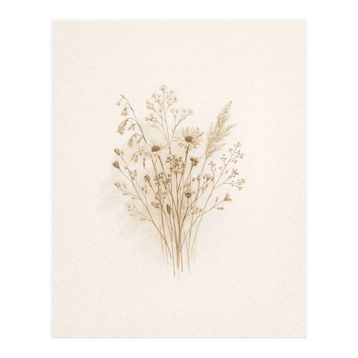 Minimalist Japandi Textures in Warm (Print Only)